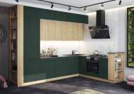 Кухня Техно-5 3,2*2,24м (Сонома/Браш Мени Грин, Белый (Кастилло темный) Кухня Техно-5 3,2*2,24м (Сонома/Браш Мени Грин, Белый (Кастилло темный)