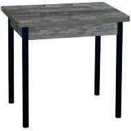 Эко 80х60 стол обеденный раскладной / пасадена/черный