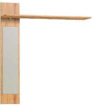 Вешалка с зеркалом 23 Комфорт Глазов-мебель (Дуб Золотистый)