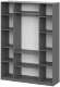 Шкаф распашной с наполнением (11 полок + штанга) ШК 5 (1600), Графит