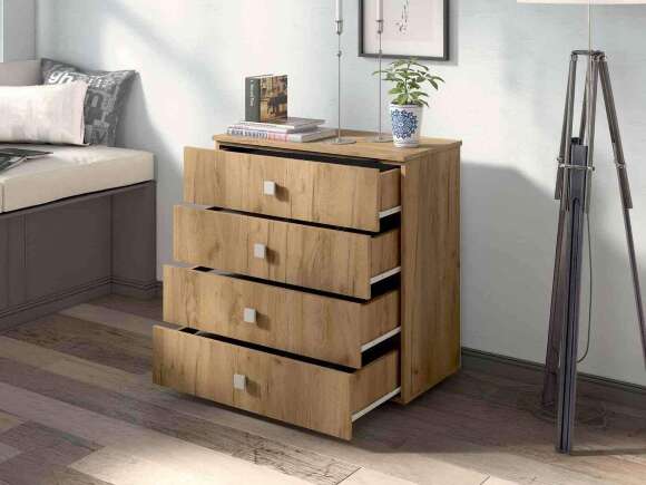 Комод Лофт-4 Дуб Крафт Комод Лофт-4 Дуб Крафт