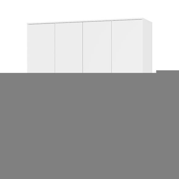Шкаф 4-х створчатый Симпл ШК-13 (БТС) Белый