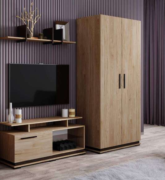 Шкаф Модена МШ-1 (Домани) Гикори Рокфорд