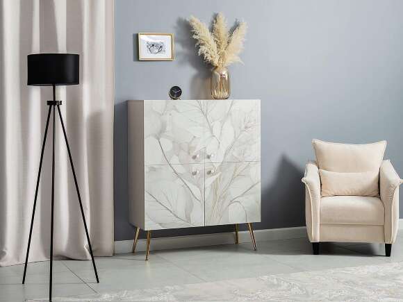 Флоу комод 16.329 Кашемир / Белый Флоу комод 16.329 Кашемир / Белый