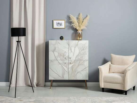 Флоу комод 16.329 Кашемир / Белый Флоу комод 16.329 Кашемир / Белый