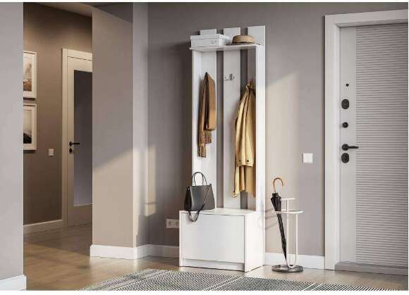 Вешалка Айден ВШ06-600, белый Вешалка Айден ВШ06-600, белый