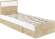 NEXT 71 Кровать односпальная с ящиком 800 Белый / Дуб Сонома NEXT 71 Кровать односпальная с ящиком 800 Белый / Дуб Сонома