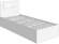 Кровать с настилом Соня 90х200, Белый Кровать с настилом Соня 90х200, Белый