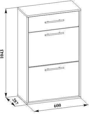 Тумба для обуви ТП-2 Дуб сонома Тумба для обуви ТП-2 Дуб сонома