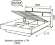 Кровать с подъемным механизмом 160х200, Палермо 05