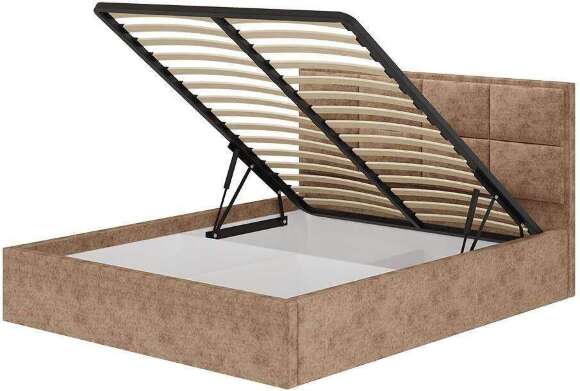 Кровать 160х200 с подъемным механизмом Линда, антик