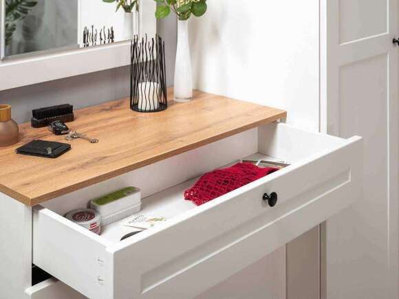 Прихожая Остин 3 Белый шагрень/Дуб Вотан Прихожая Остин 3 Белый шагрень/Дуб Вотан