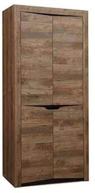 33.03 Лючия 2-х дв. шкаф для одежды кейптаун/венге