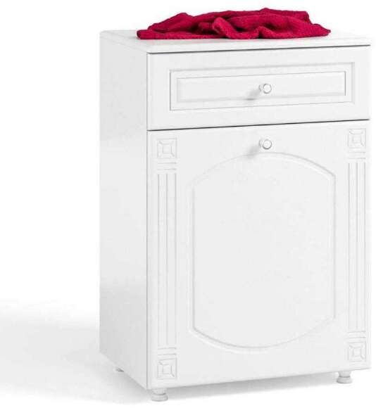 Тумба с ящиком Афина АФ-27 белое дерево