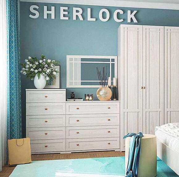 Комод Sherlock 6 (Глазов) Ясень светлый Комод Sherlock 6 (Глазов) Ясень светлый