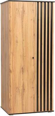 Шкаф для одежды Либерти 51.12, Дуб Вотан, Черный Шкаф для одежды Либерти 51.12, Дуб Вотан, Черный