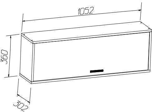 Полка настенная 1050 Лило, Стич (MLK)