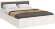 Кровать с основанием ЛДСП Фиеста LIGHT 160х200, Дуб крафт белый Кровать с основанием ЛДСП Фиеста LIGHT 160х200, Дуб крафт белый