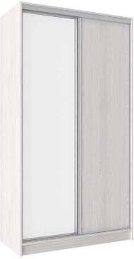 Шкаф-купе двухдверный с зеркалом 1200 Домашний Ясень Анкор светлый
