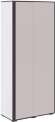 Шкаф угловой приставной Асцелла, Белый, Графит серый