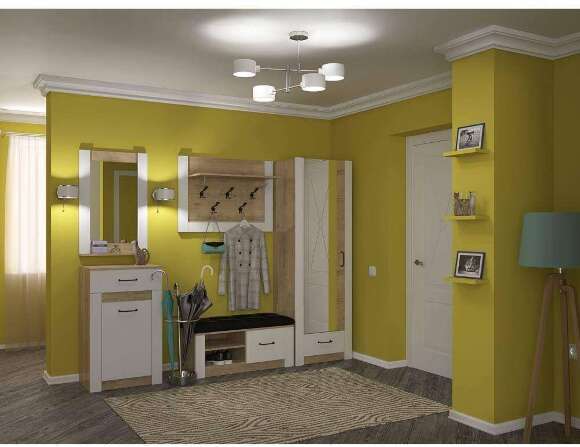 Вешалка настенная Ева 5 М8