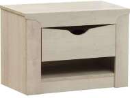 33.12 Лючия тумба прикроватная Бетон пайн белый/венге 33.12 Лючия тумба прикроватная Бетон пайн белый/венге