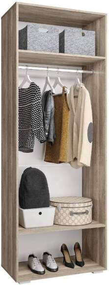 Шкаф 2-дверный Наоми дуб каньон / графит