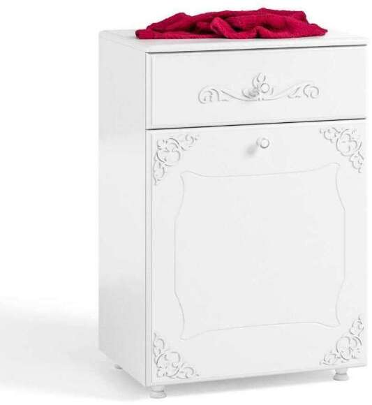 Тумба с ящиком Италия ИТ-27 белое дерево Тумба с ящиком Италия ИТ-27 белое дерево