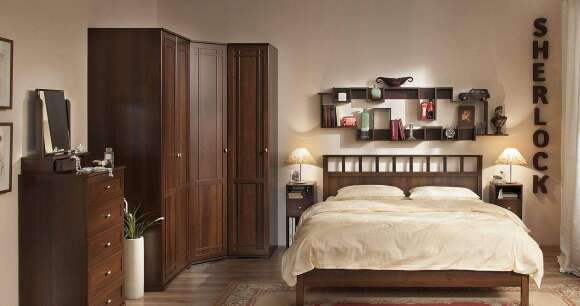 Комод Sherlock 6 Глазов (Орех Шоколадный)