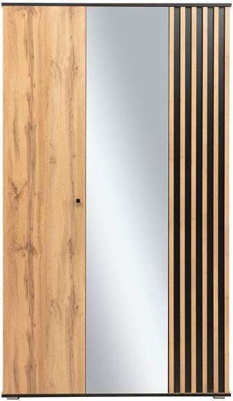 Шкаф для одежды Либерти 51.14, Дуб Вотан, Черный