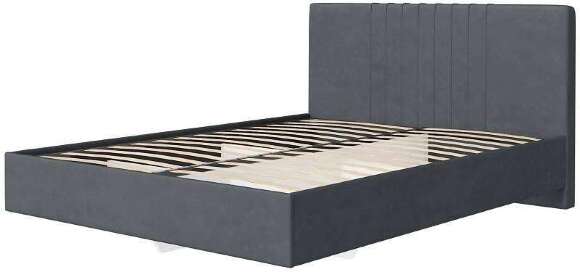Кровать с латами Соло 180*200, Графит Кровать с латами Соло 180*200, Графит