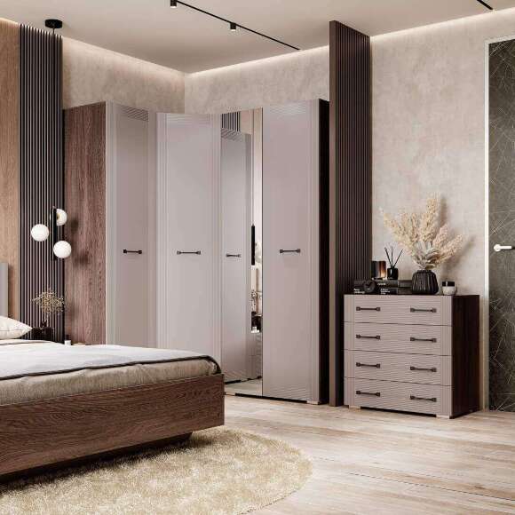 Шкаф угловой Моника ШК-41 (Семья Мебелони)