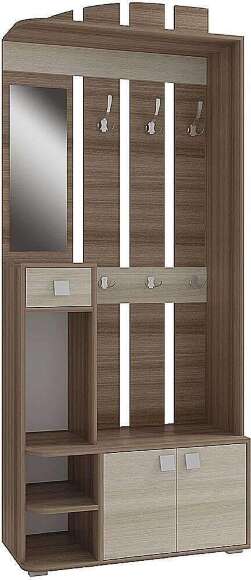 Ивушка 25 Прихожая Ясень Шимо Темный / Светлый Ивушка 25 Прихожая Ясень Шимо Темный / Светлый