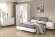 Кровать с ортопедическим основанием Валенсия 11.36.02, Белый шагрень, Велутто