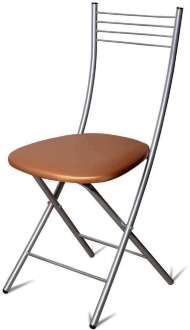 Стул Хлоя Складной Серебро/ С-109