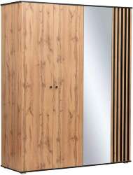 Шкаф для одежды Либерти 51.15, Дуб Вотан, Черный Шкаф для одежды Либерти 51.15, Дуб Вотан, Черный