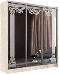 Шкаф-купе Тринити 5 2,0 м, Сандал светлый