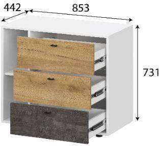 Комод 3 ящика