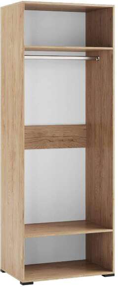 Шкаф двухдверный с зеркалом Модена МШ-22 (Домани) Гикори Рокфорд