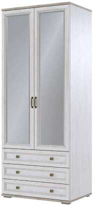 Шкаф двухдверный с ящиками, с зеркалами Александрия ШК-209 Шкаф двухдверный с ящиками, с зеркалами Александрия ШК-209