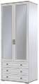 Шкаф двухдверный с ящиками, с зеркалами Александрия ШК-209 Шкаф двухдверный с ящиками, с зеркалами Александрия ШК-209