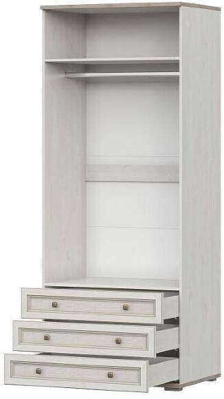 Шкаф двухдверный с ящиками, с зеркалами Александрия ШК-209 Шкаф двухдверный с ящиками, с зеркалами Александрия ШК-209