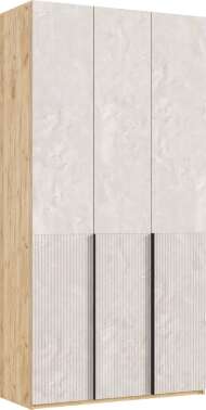 Марвэл Шкаф 3-х ств. (1200) (Мальта, Дуб Крафт)