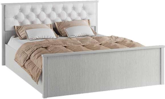 Кровать с настилом ЛДСП Модена МКР-2 160х200, ясень