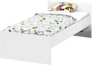 Токио кровать одинарная 0,9 с основанием / Белый текстурный Токио кровать одинарная 0,9 с основанием / Белый текстурный