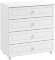 Комод Монако МН-6 белое дерево