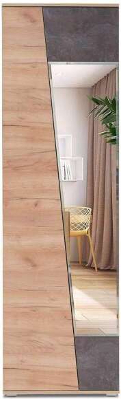 Шкаф Соренто 2-х створчатый дуб крафт / бетон темный