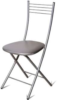 Стул Хлоя Складной Серебро/ С-116