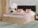 Кровать 140х200 Модена МКР-1 с основанием из ДСП (Домани) Гикори Рокфорд