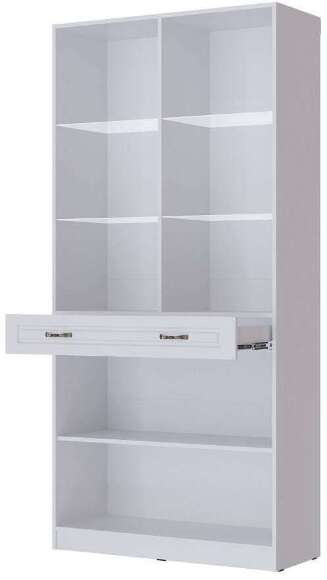 Двухстворчатый шкаф-витрина Апполия (ТЭКС) 400 Белый дуб